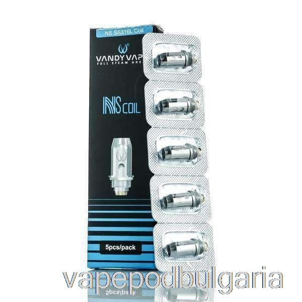 Vape Технически характеристики Vandy Vape Ns Pen смяна на бобини 1.2ohm керамика Kanthal A1